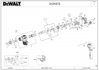 DeWalt DCH072N-GB CORDLESS HAMMER Spare Parts